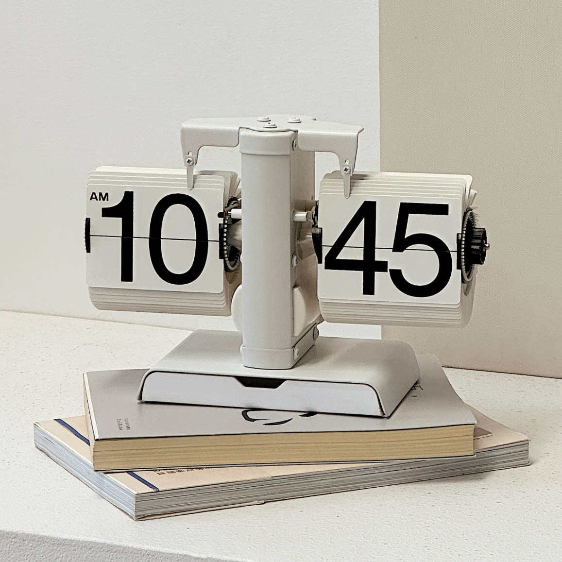 欧式机械翻页时钟复古座钟摆台式带收纳家居客厅桌面装饰创意摆件,家居饰品,座钟,淘宝优惠券,粉丝福利购,淘宝优惠卷