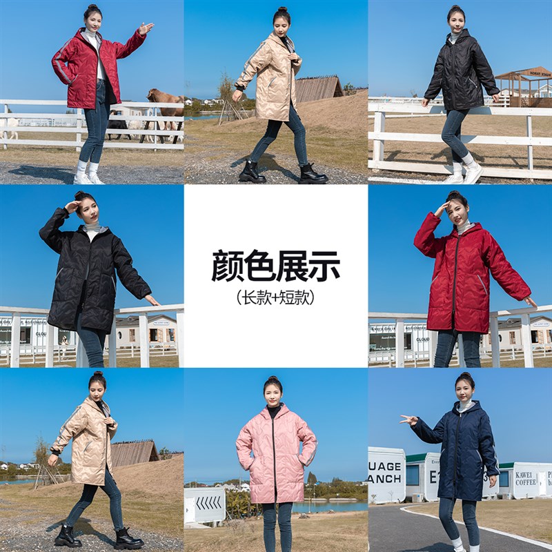 长袖围裙加绒保暖j加厚罩衣户外抗风御寒工作服秋冬款夜间出行男