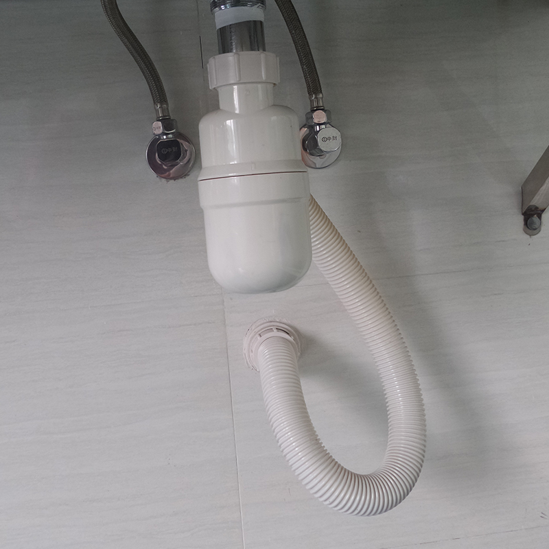 中财排水管洗脸盆洗手池防臭下水器面盆台盆防虫防返溢瓶型存水弯