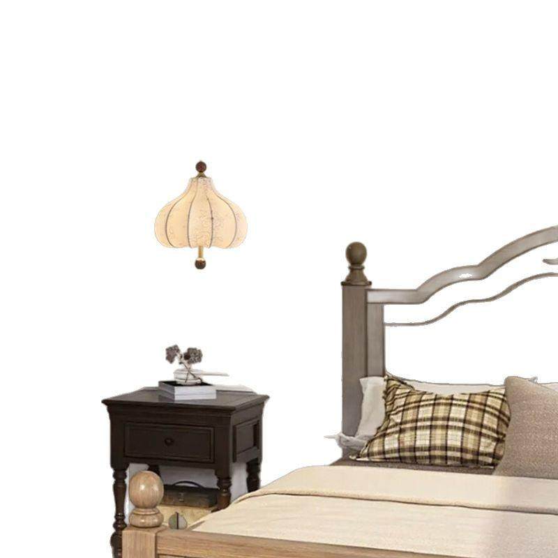 中古法式卧室布艺吊灯设计师复古书房栗子艺术布拉格护眼餐厅吊灯,家装灯饰光源,智能吊灯,淘宝优惠券,粉丝福利购,淘宝优惠卷