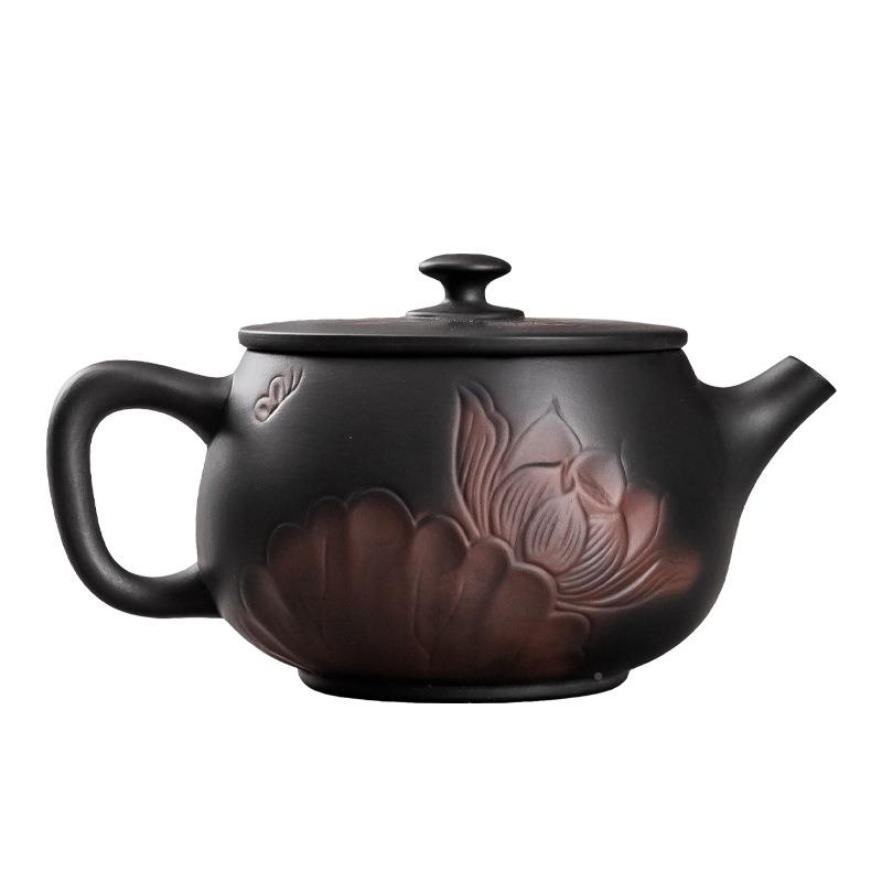 大茶岸堂紫陶壶茶家用冲茶器茶杯壶手工泡茶壶复古功dat960夫具单
