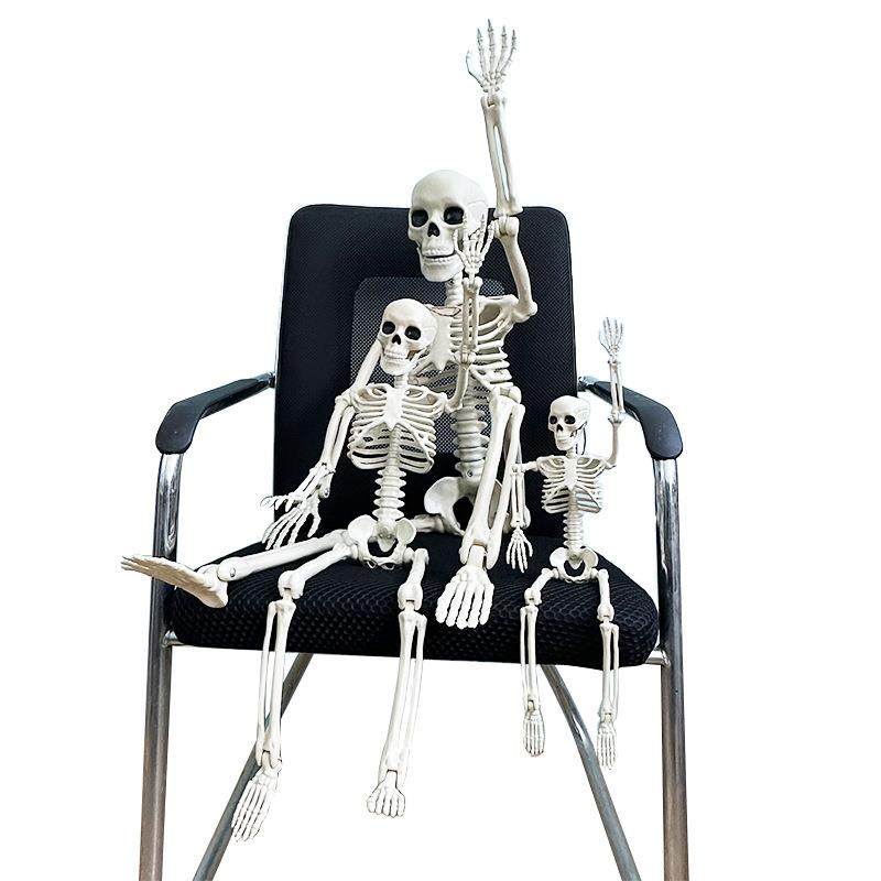 万圣节仿真骨架装饰挂件道具100cm人体骷髅骨架可站立关节可动,节庆用品/礼品,装扮布置套餐,淘宝优惠券,粉丝福利购,淘宝优惠卷
