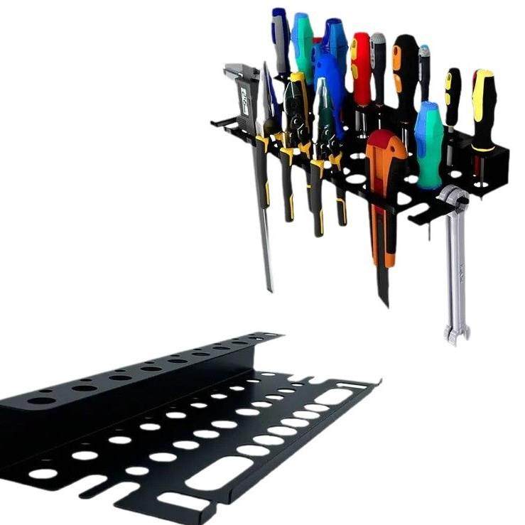 热销壁挂式金属铁艺工具收纳架螺丝刀锤子尖嘴钳储存展示架,收纳整理,书桌收纳置物架,淘宝优惠券,粉丝福利购,淘宝优惠卷