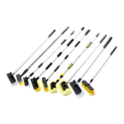 汽车车载便携通水洗车刷可拆卸伸缩洗车工具清洁刷喷水软毛刷