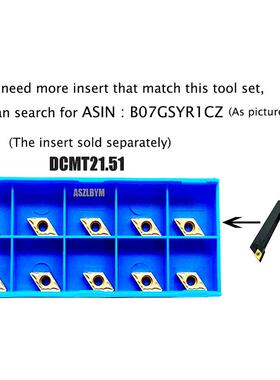 10mm三件SDNCN/SDJCL/SDJCR+DCMT070204硬质合金车削刀片