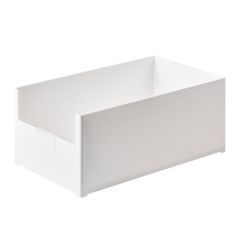 日可式橱柜塑料伸缩直角收纳盒深柜杂物物盒厨房盐储味罐收调纳筐