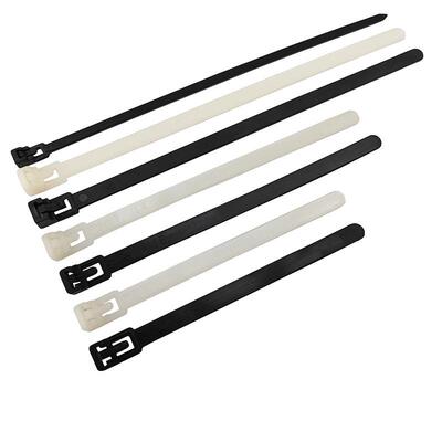 8*250可扣以重复使用色活扣扎带白绑线用可拆尼龙活扎带72.6*50