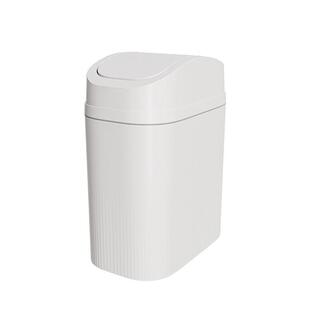 胖大来同款摇盖式垃圾桶高级感纸篓BDO-6032家用厕所东带卫生桶厨