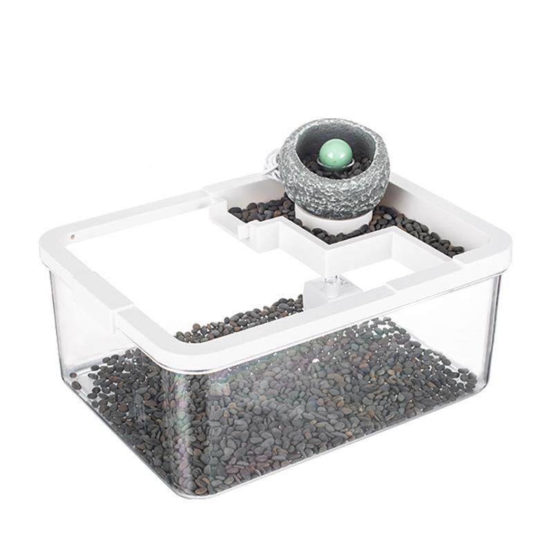 青鳉鱼缸黑小桌面观背CQN生态过滤小乌龟金鱼发色饲养盆型古景法,宠物/宠物食品及用品,桌面缸,淘宝优惠券,粉丝福利购,淘宝优惠卷