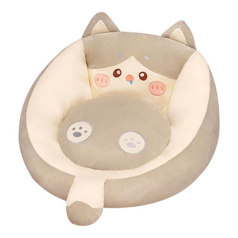 懒软萌猫地咪蒲团大猫咪蒲团坐垫人小沙发屁垫办公室座椅靠客厅垫,居家布艺,美臀垫/保健坐垫,淘宝优惠券,粉丝福利购,淘宝优惠卷