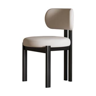 北欧现代简约实餐椅家用餐吃厅饭凳子奶油风木书椅桌QHU椅化妆靠