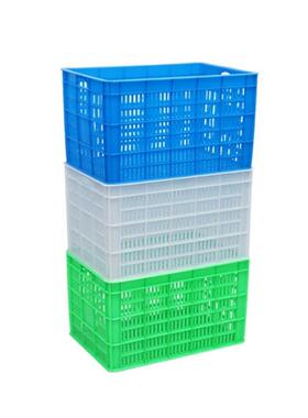 加厚575-5*0塑周转筐料蓝色610*42060间物料中转筐KWF柿子车筐