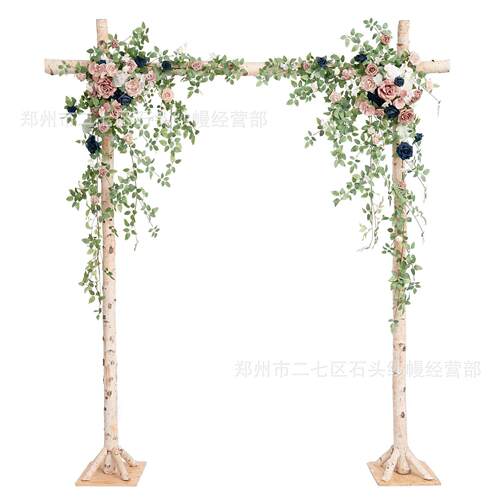 礼拱仿真花st-87874人造婚玫瑰藤节日派对背婚门礼宴会墙壁装饰景