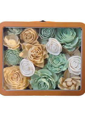 现货干|料50朵混合套装G822C99N通草花软装材仿真花可打孔插藤条