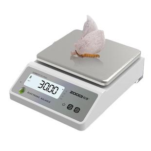 电子秤0.01高精度电1子天金平称精准克称0.1g黄000g精.密实验银器