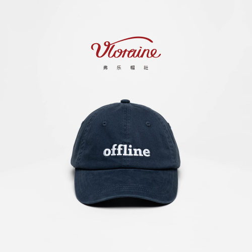 Vloraine弗乐帽社 offline脱机下线 个性白标棒球帽百搭鸭舌帽