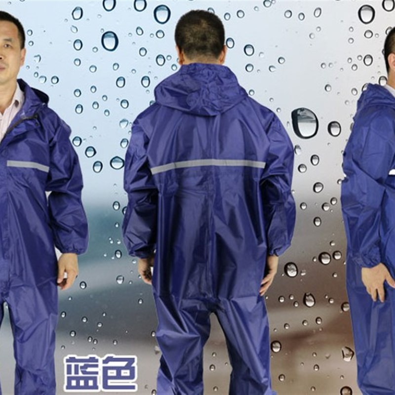 连体工作服防水男汽修工作服耐磨修F车雨衣防护防油防尘服喷漆包
