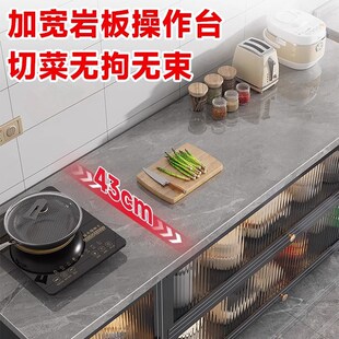 厨房家用置物架j子落地多层多功能放微波炉收纳餐边组合储物橱柜