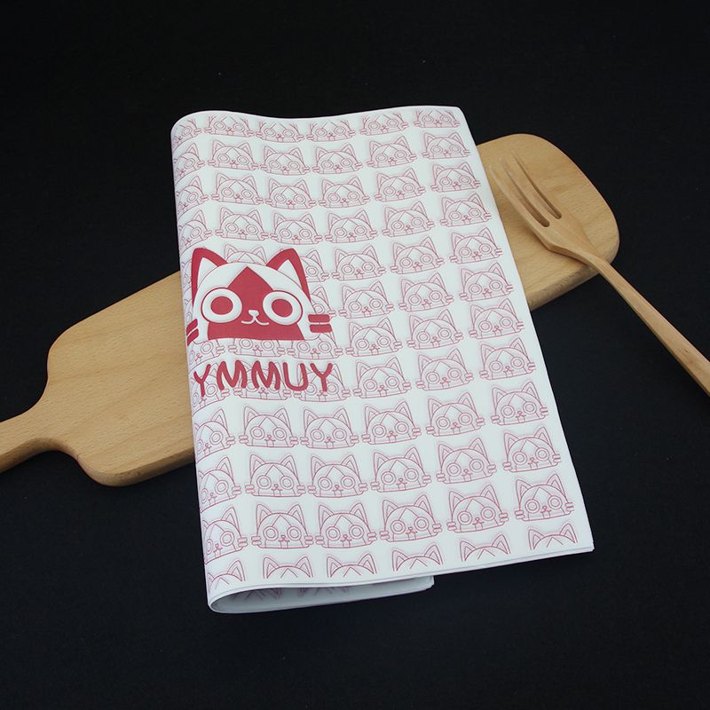 包邮800张报纸款防油包装汉堡纸鸡肉卷包J 烧烤防油垫纸笑脸汉堡