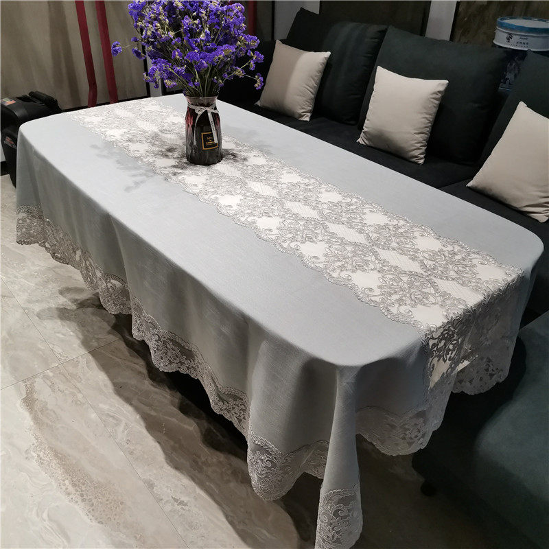 定做桌布台布桌旗圆桌茶几餐桌电视机防尘盖巾欧式U蕾丝奢华防尘,居家布艺,桌布,淘宝优惠券,粉丝福利购,淘宝优惠卷