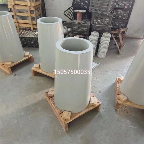 高压绝缘瓷套 静电除尘器t配件 电除尘瓷缸 瓷瓶绝缘子 承压瓷瓶