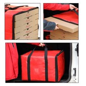 12寸比萨送餐包夹网布防水加厚外卖打包配送保Q暖袋披萨外送保温