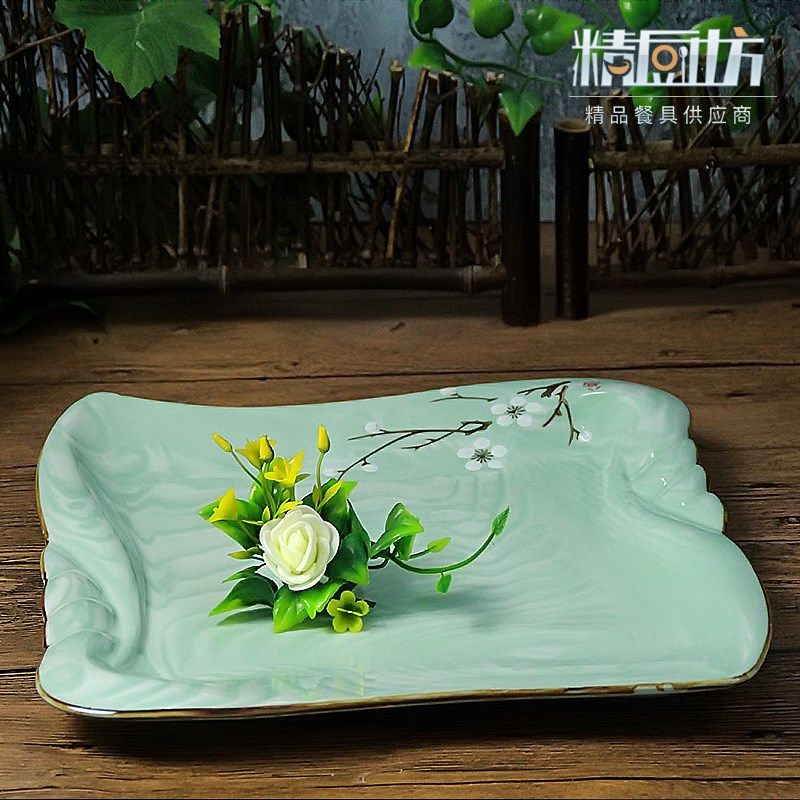 创意餐具融合菜冷菜正方盘大董z意境菜餐厅会所个性热菜凉菜餐具,餐饮具,盘,淘宝优惠券,粉丝福利购,淘宝优惠卷