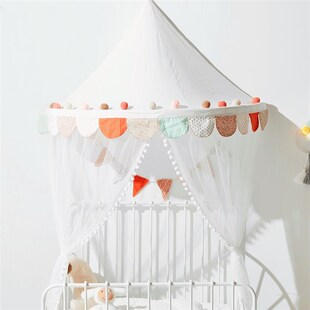 儿童帐篷室内游戏屋读书角屋装饰布置公房床头全棉壁挂幔帐