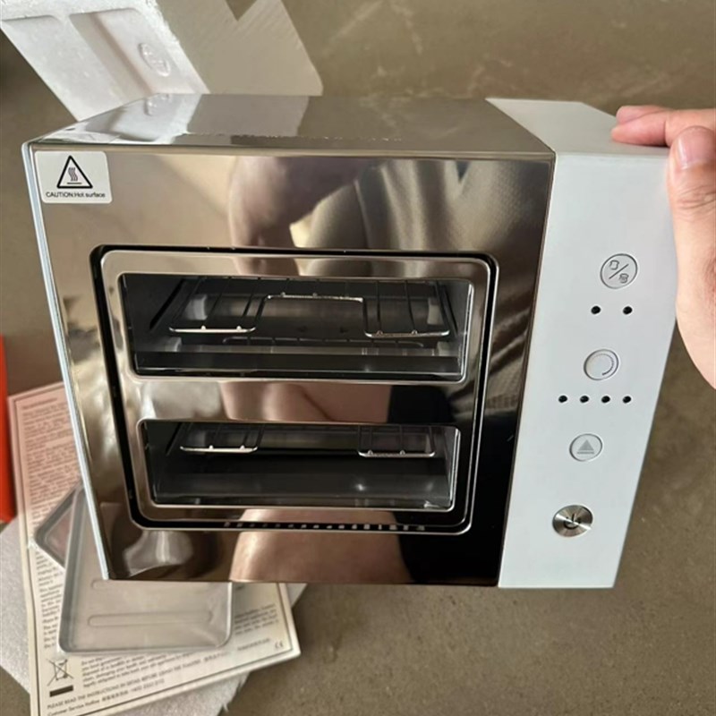 电动推送的多功能现代极简烤面包机吐司机烤面包机家用加热早餐机