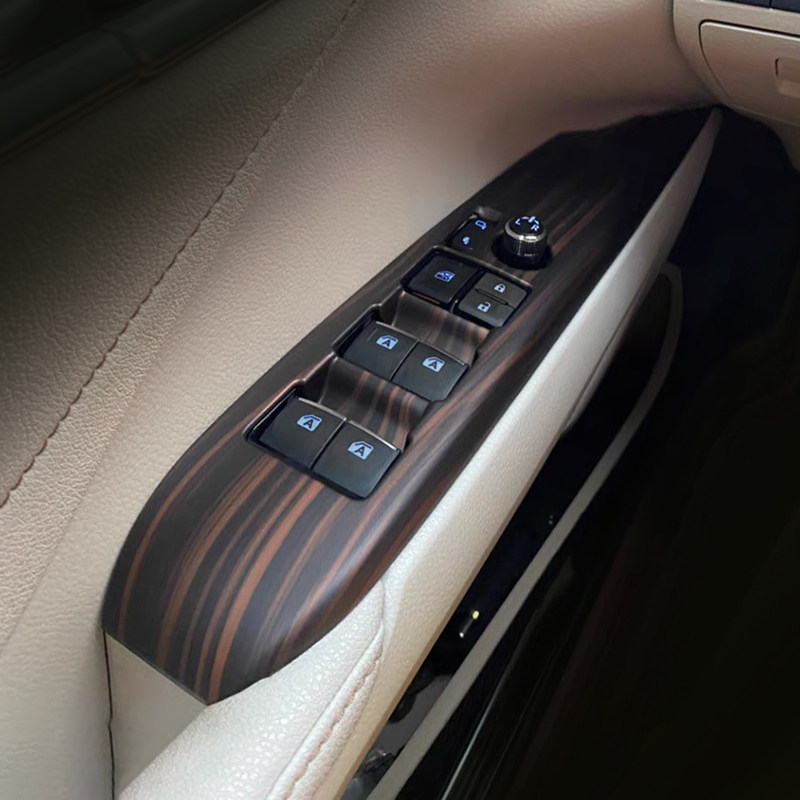 2款凯美瑞内饰改装排挡水杯框出风口亮片档把方向盘贴