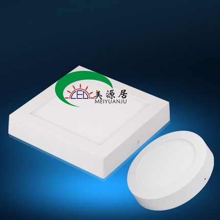 LED超薄筒灯明装筒灯 智能遥控筒灯调光筒灯 方WWW2W