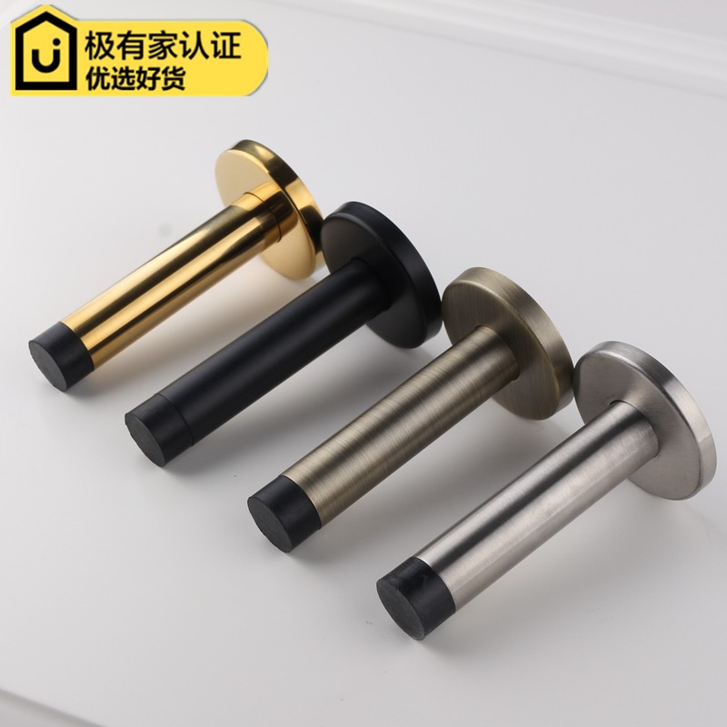 依佰利黑色门顶 金色门门阻 黑橡胶头门顶厕所青古铜门挡