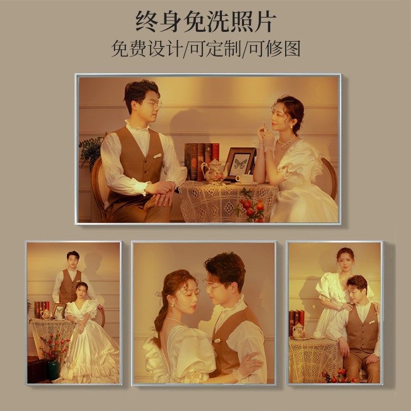 婚纱照相框挂墙全家福定制洗照片做成相框加打印照片相框摆台结婚,家居饰品,相框/画框,淘宝优惠券,粉丝福利购,淘宝优惠卷