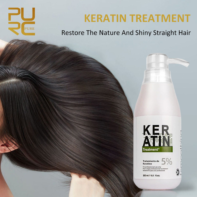 Brazilian keratin 5%-8% shampoo straightenig hair护发素300ml