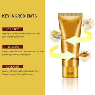 跨境TURMERIC NIGHT WRAPPING MASK姜黄涂抹面膜保湿补水撕拉面膜