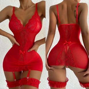 Lace Sexy Women Gown Nightie Lingerie Ladies Sleepwear
