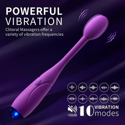 10 Speed Powerful Clitoral Stimulator G-Spot Vibrator For Wo