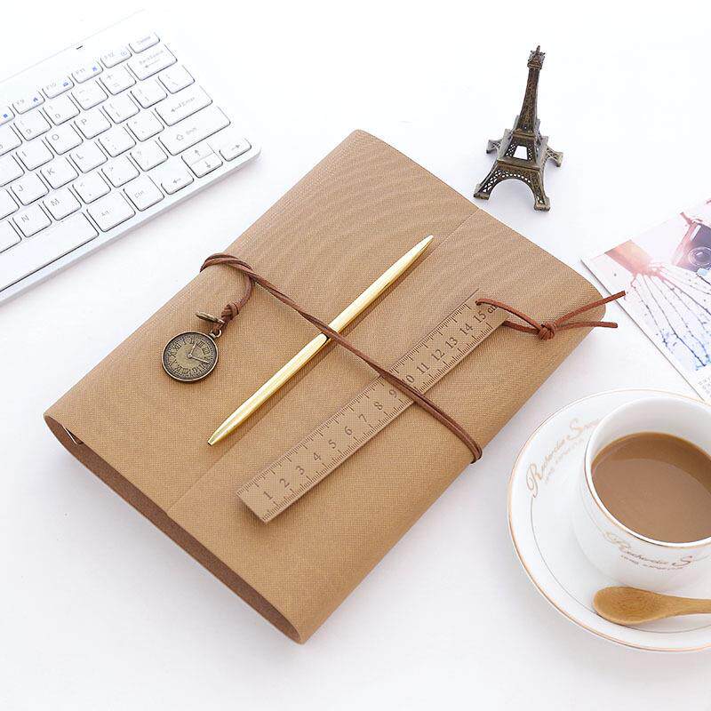 diy复古相册皮质影集覆膜自粘式手工相册创意礼品宝宝成长纪念册