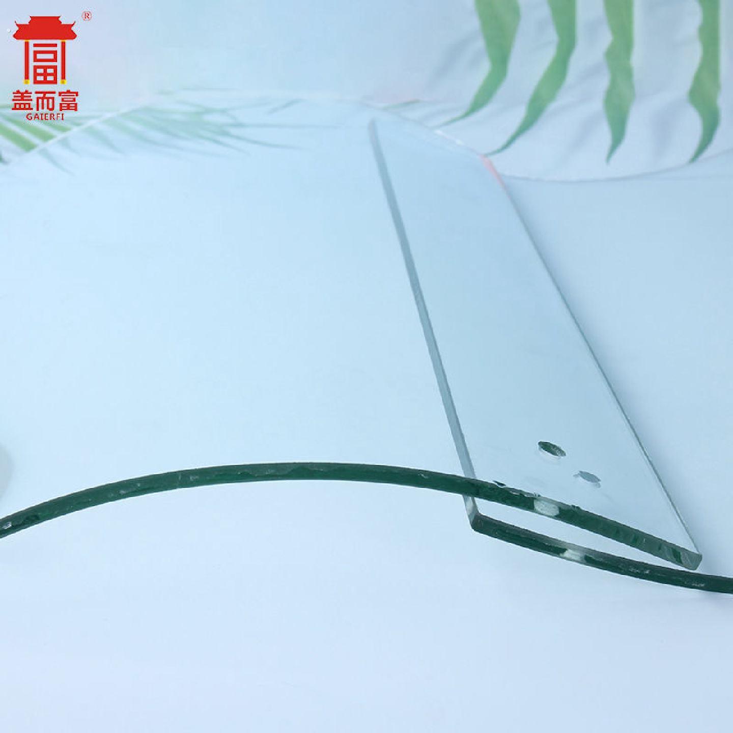 钢化老式玻璃瓦亮瓦青瓦半圆弧形彷古建筑透明瓦片农村屋顶瓦房