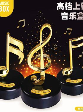 高档音乐盒机械手动怀旧风摆件音乐家居客厅创意简约现代玄关摆件