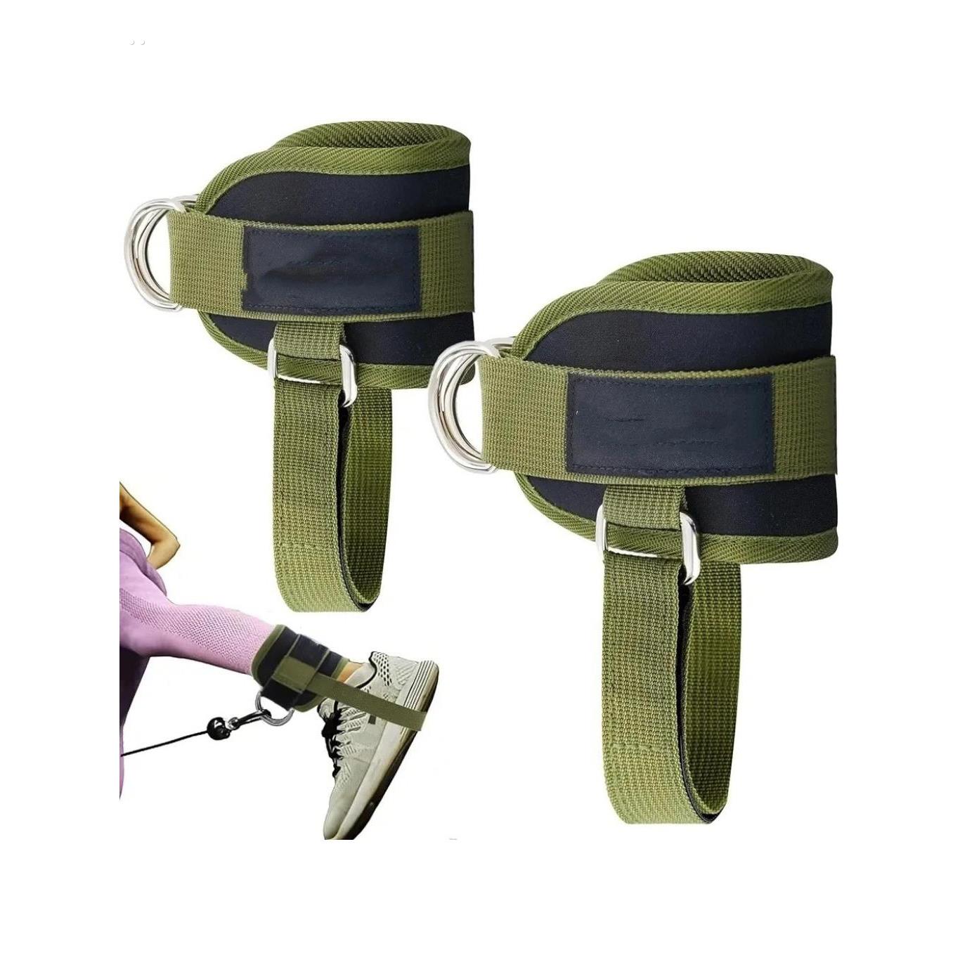 采购产品吊臀运动踝带，可调阻力训练踝带，踏板龙门架踝扣