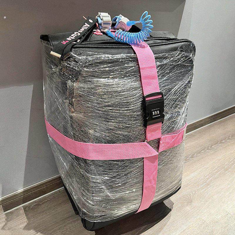 行李箱绑带防盗锁欧洲便携高铁旅行出差行李托运防丢锁牵引绳女生