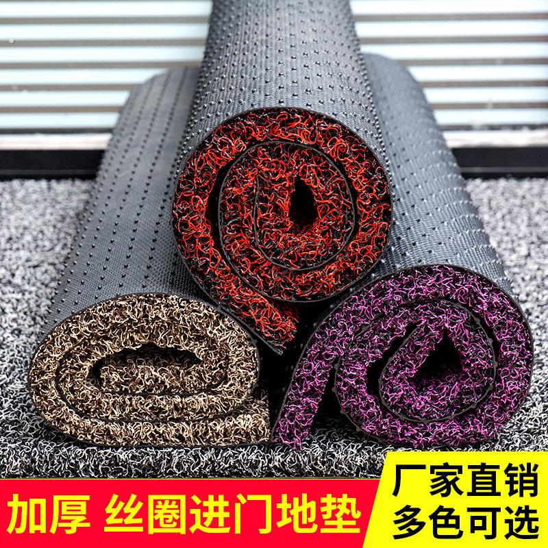 可裁剪丝圈地垫脚垫进门门口入户踩脚垫家用塑料加厚防滑防水地毯
