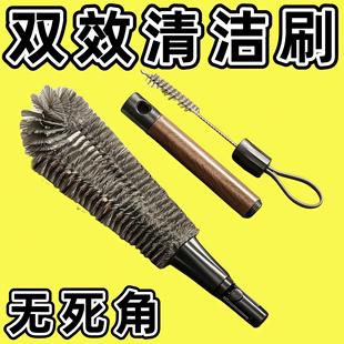 多功能软毛杯子刷奶瓶清洁刷子厨房可弯曲热水壶杯刷长柄刷可替换