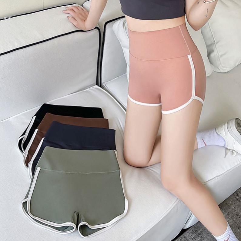 202新款女士泳裤单卖女生平角夏季薄款防走光可外穿运动瑜伽速干