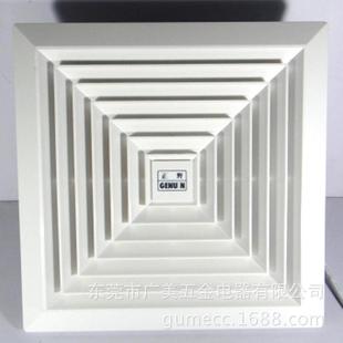 正野排气扇8寸厨房卫生间吸顶式 天花板换气扇APT20A 直排式