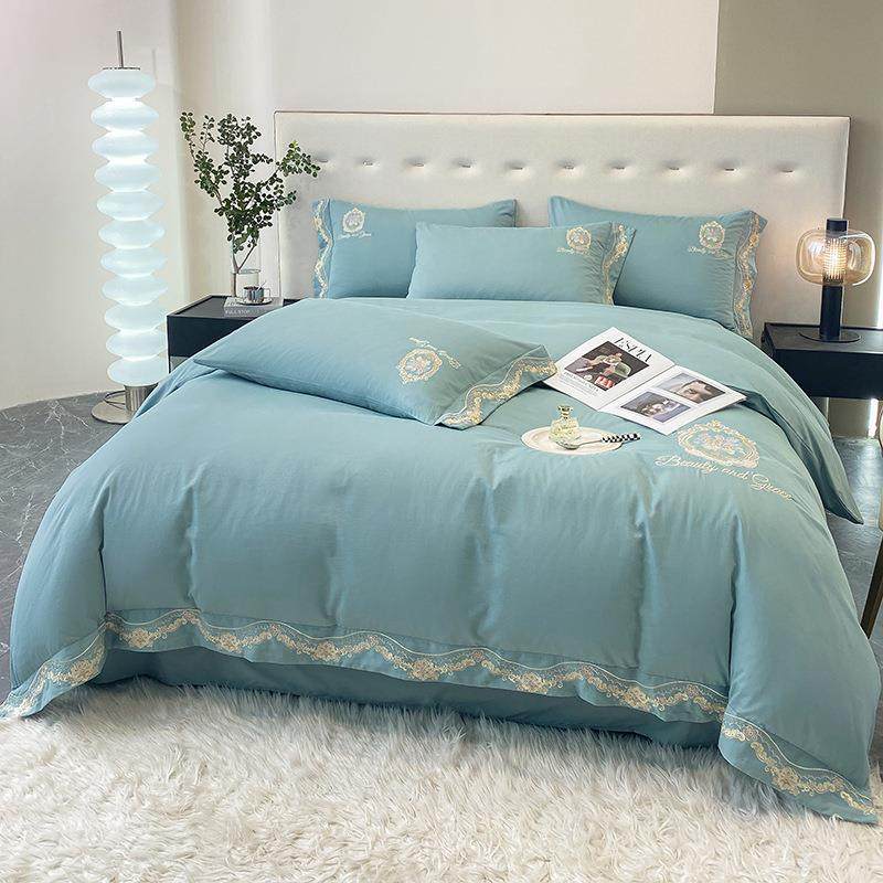 秋冬新款全棉加厚磨毛高端刺绣四件套纯棉床单被套网红直播热款,基础建材,脚轮/万向轮,淘宝优惠券,粉丝福利购,淘宝优惠卷