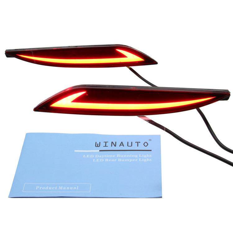 适用于2010-2015年现代索纳塔3功能后杠警示灯专车专用