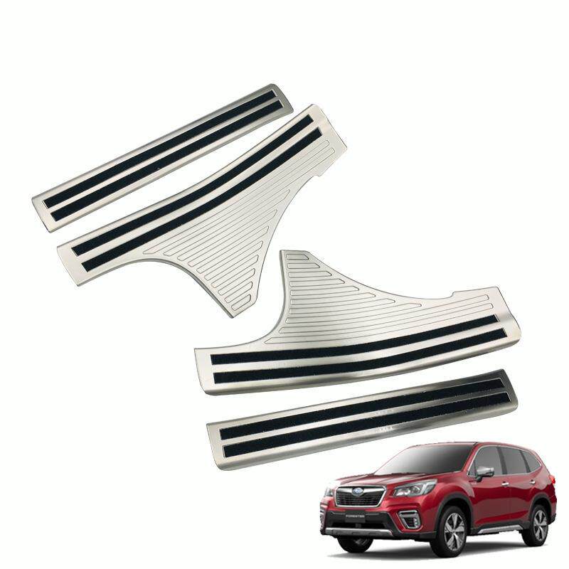 适用于斯巴鲁森林人门槛条19款改装专用迎宾踏板配件装饰