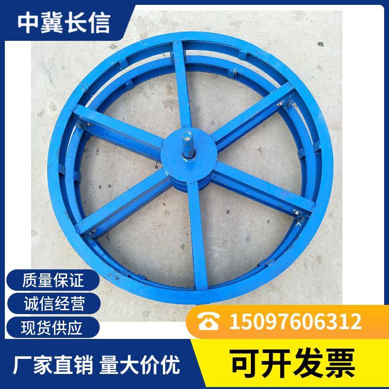 电缆放线盘中冀长信电力施工用落地卧式圆盘带刹车放线架